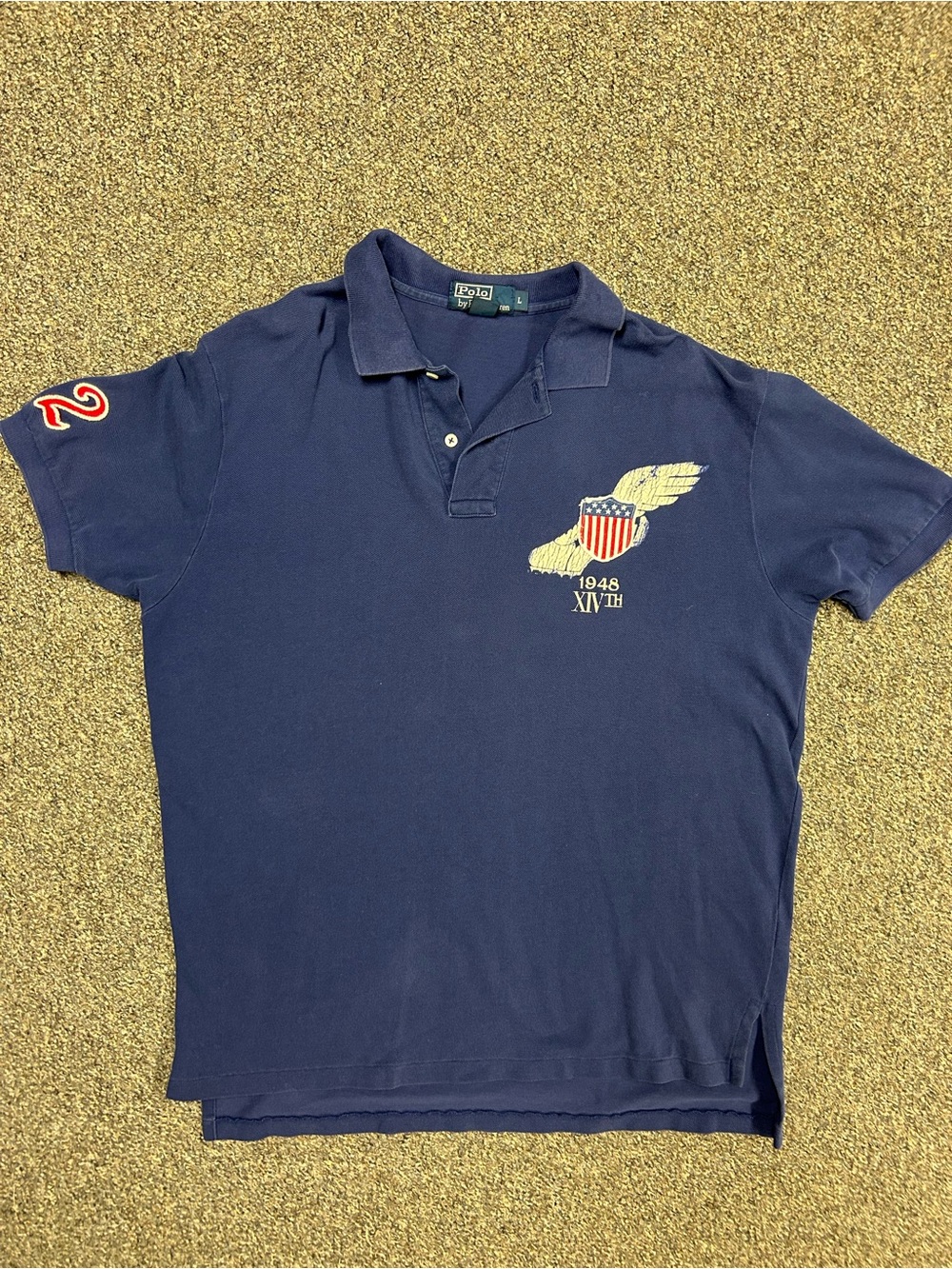 Large vintage POLO RALPH LAUREN OG WINGED FOOT POLO